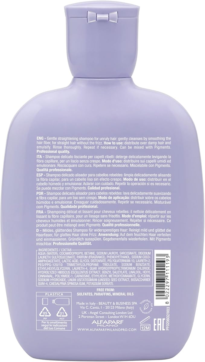 Alfaparf Semi Di Lino Smooth Shampoo Alfaparf Semi Di Lino Smooth Shampoo