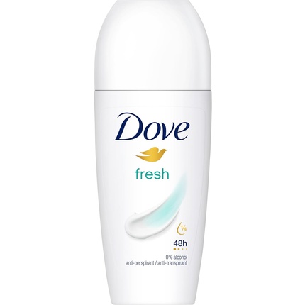 Dove Fresh Anti-Perspirant Roll On Deodorant with ¼ Moisturising Cream 50ml Dove Fresh Anti-Perspirant Roll On Deodorant with ¼ Moisturising Cream 50ml