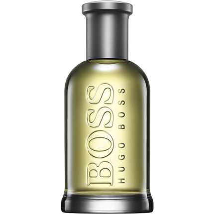 d3l3xo87lhmfpkrmhaz8ah.jpg Hugo Boss Bottled Aftershave Lotion 100ml – Classic Masculine Fragrance Bottle Front View